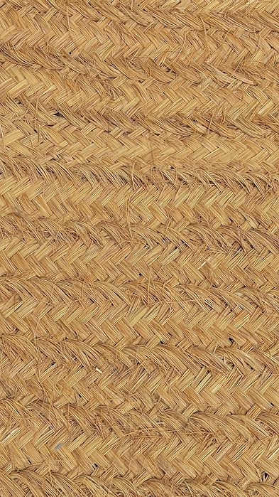 Tapete oval de fibra natural