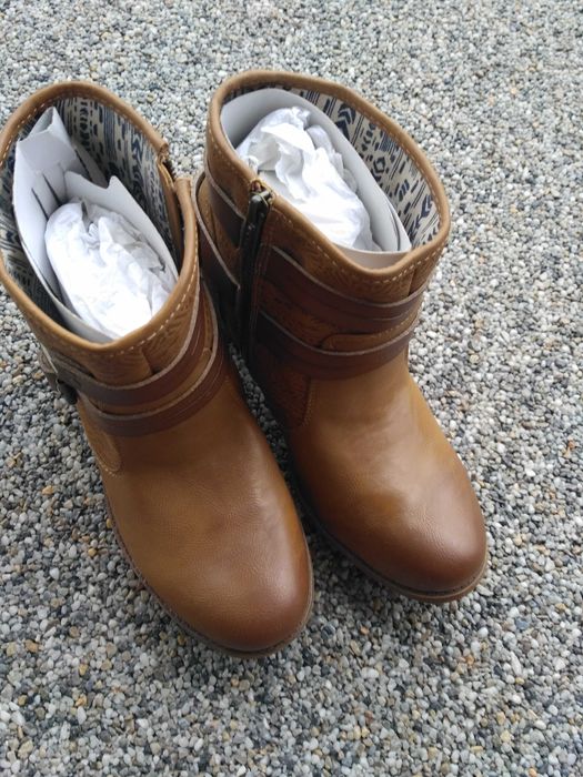 Nowe botki damskie 40 roxy buty obuwie na wiosnę na jesień za kostkę
