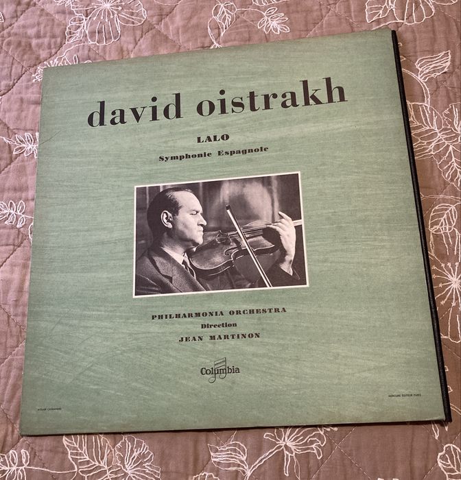 LP Anos 50 David Oistrakh Design Capa Cassandre