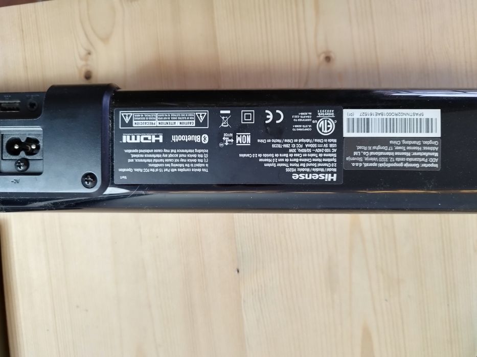 Sound bar hisense