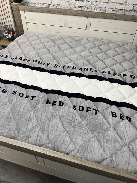 Ковдра верх фліс, низ штучне хутро!