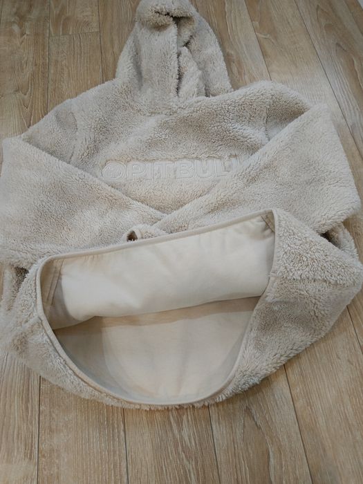 Ciepła bluza kangurka z kapturem teddy Pitbull Aragona pluszowa cozy