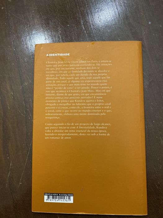 Milan kundera - A identidade