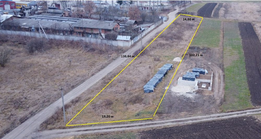Комерційна кутова ділянка 22 сот під бізнес / склад / виробництво — Микулинецька / Об’їзна