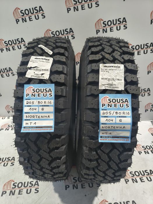 2 pneus Nortenha 205-80R16 - Oferta da entrega