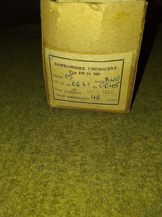 Dawkomierz chemiczny DP-70 MP,militaria,kolekcje,WP,LWP,PRL,demobil