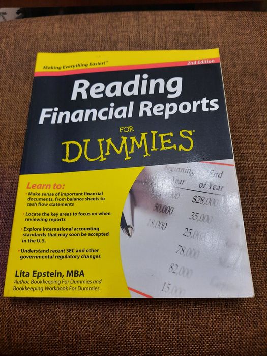 Livro reading financial reports for dummies