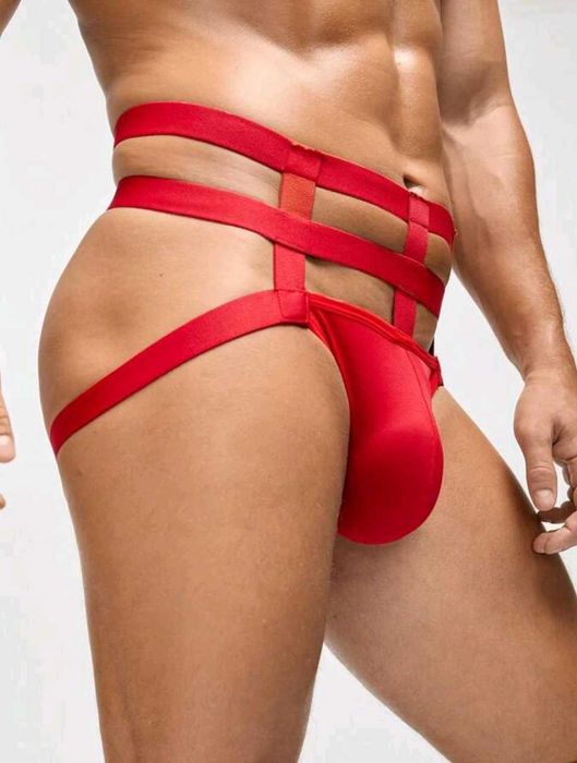 Bielizna męska jockstrap z gumkami XL