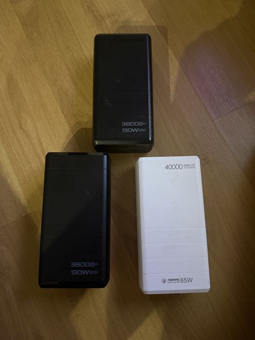 3 sztuki powerbankow