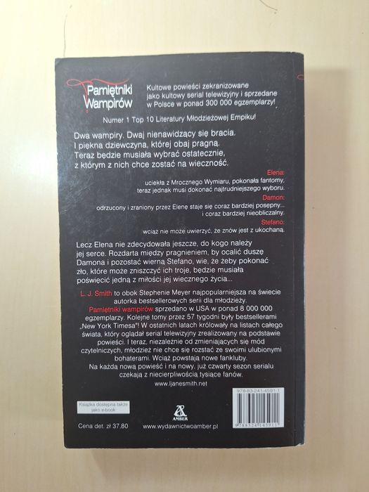 L. J. Smith Pamiętniki wampirów 7 Moc przeznaczenia