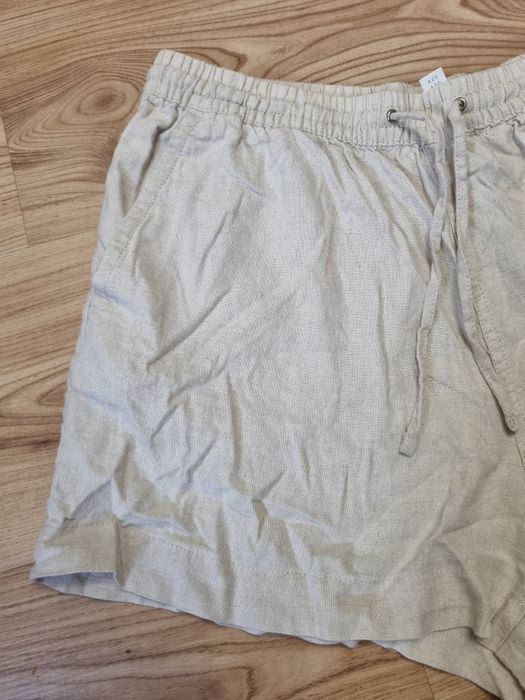 Spodenki szorty H&M S 36 Len viskoza