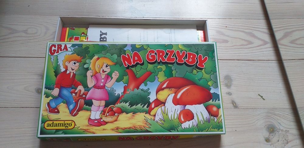 Puzzle Kraina Lodu oraz gra planszowa Na grzyby