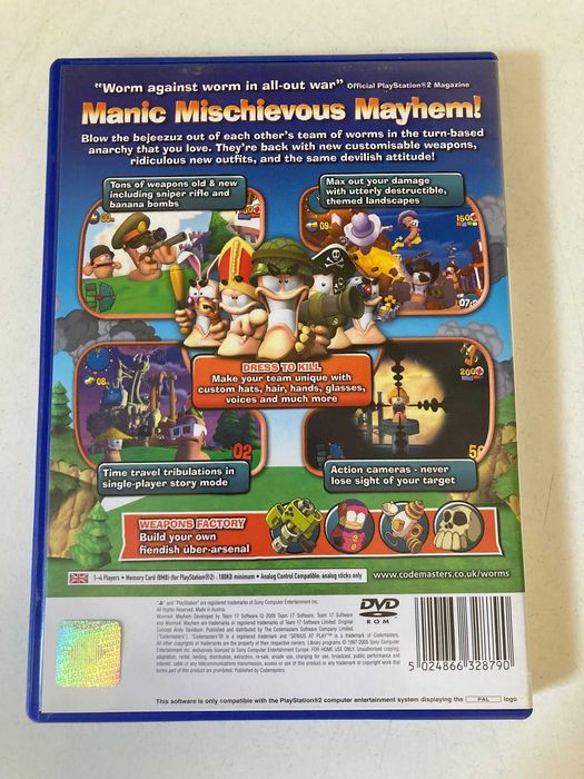 PS2 - Worms 4 Mayhem