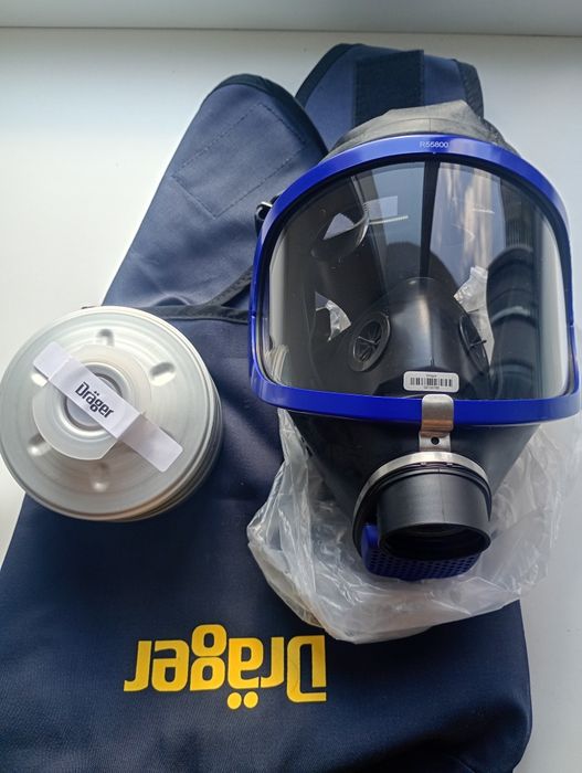 Панорамний протигаз Drager X-plore 6300 з фільтром Drager A2B2E2K2/NBC