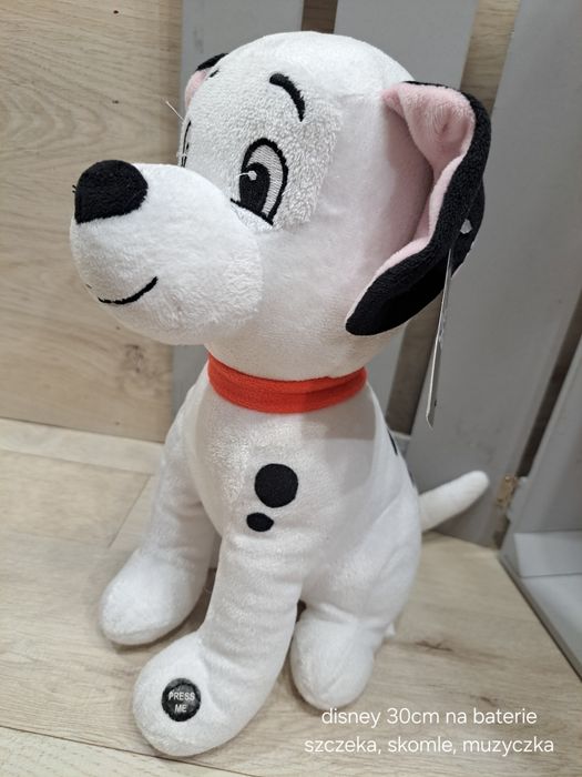 Piesek disney dalmatynczyk na baterie outlet nowy