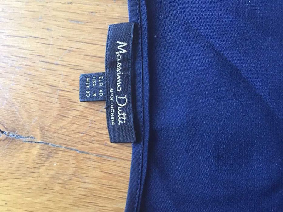 Blusa Azul - Tamanho 40 - Massimo Dutti - Nova