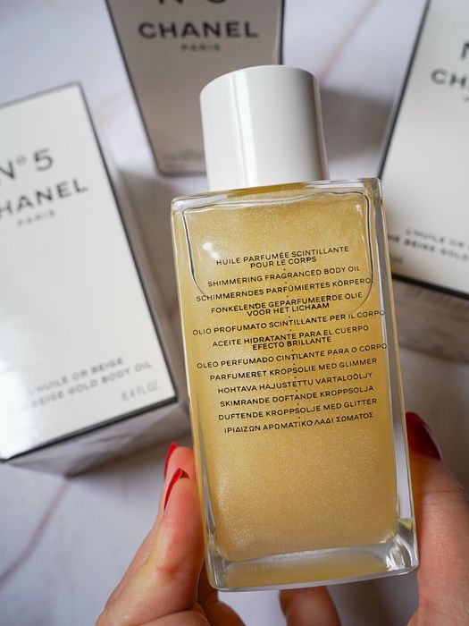 Олія для тіла Chanel N°5 The Beige Gold Body Oil