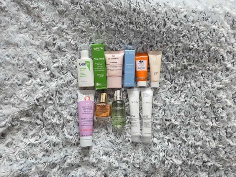 Zestaw kosmetyków do twarzy ciała włosów Laneige Beauty of Joseon Molton Brown Olaplex Nuxe