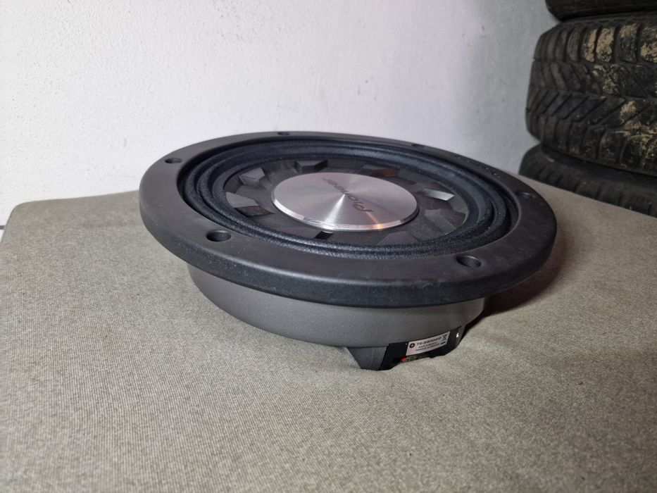 Pioneer TS-SW1041D Skrzynia basowa subwoofer tuba Głośnik 25 cm Płaski Car Audio.