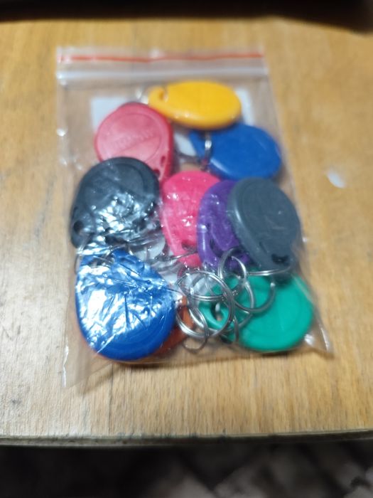 10 шт., RFID-брелоки-ключи, 125 кГц только для чтения.