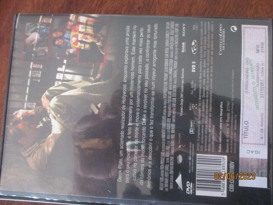 2 dvd's - A vida é bela e prisioneiro