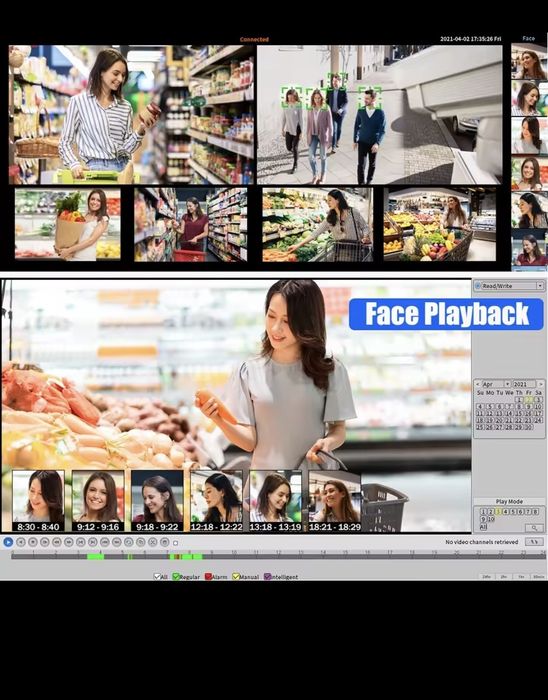 Rejestrator kamer IP 9 kanałowy.