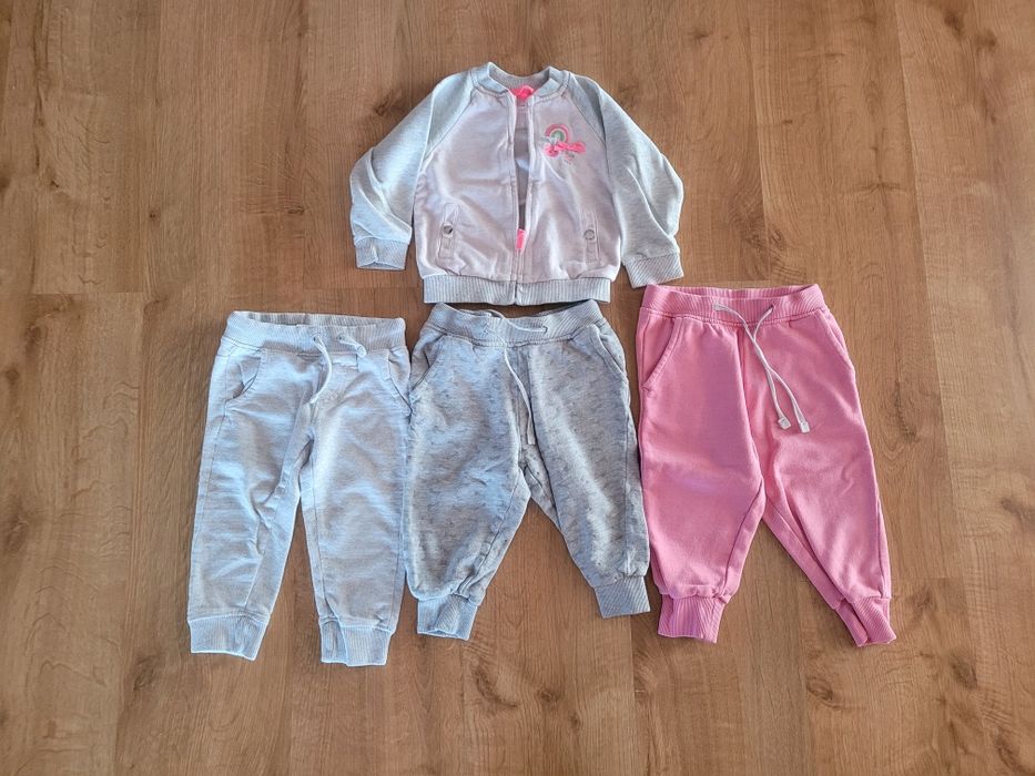 Paka ubrań 80 zestaw jesień zima