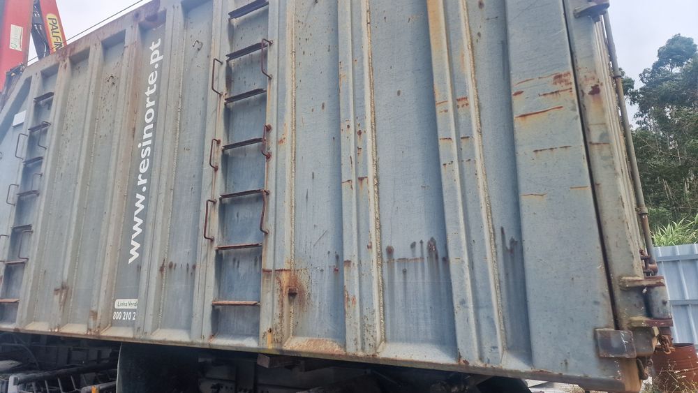 Caicha contentor basculante ferro grosso caicha para carga de ferro