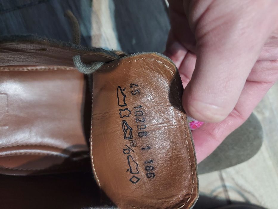 Skórzane buty męskie r 45
