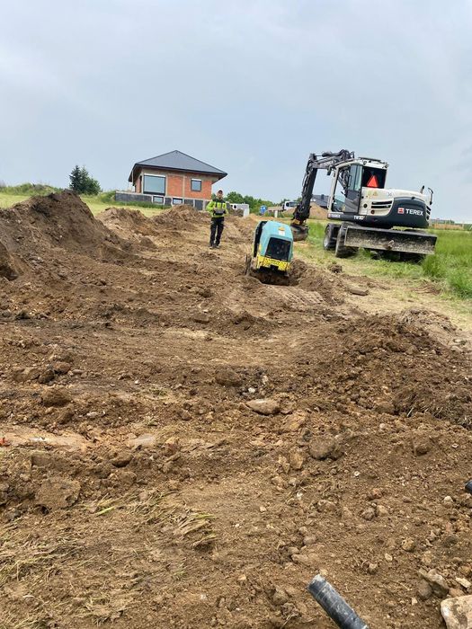 Kompleksowe Prace ziemne uslugi koparkami  kostka brukowa