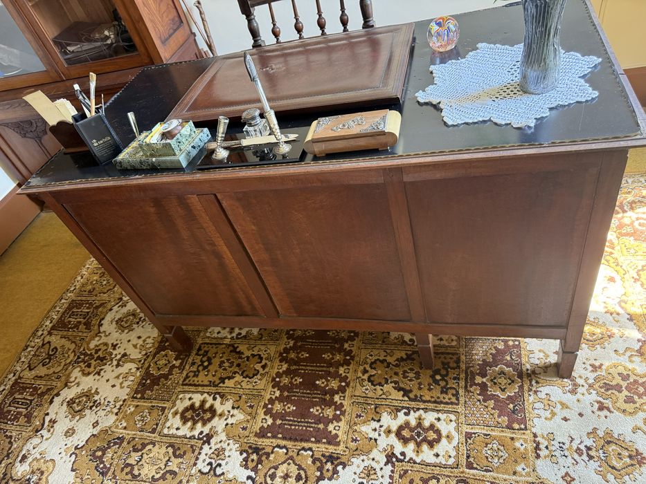 Mesa de escritório em madeira dos anos 70