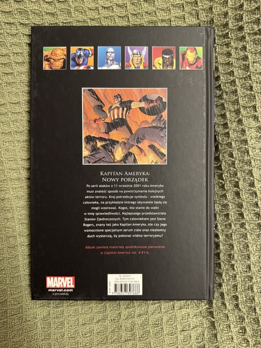 WKKM Wielka Kolekcja Komiksow Tom 19 Kapitan Ameryka: Nowy porządek