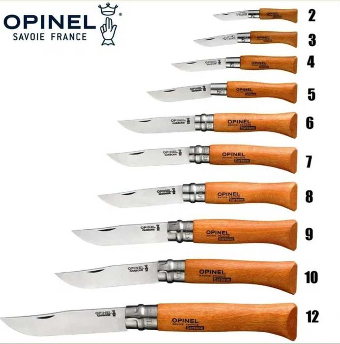ШИКАРНИЙ OPINEL Франція вуглець нержавійка гравюра нож опінель нІж