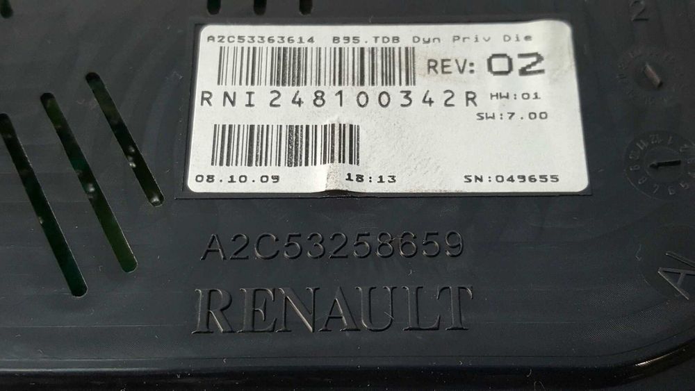 QUADRANTE RENAULT MEGANE III BERLINA 5 P DYNAMIQUE