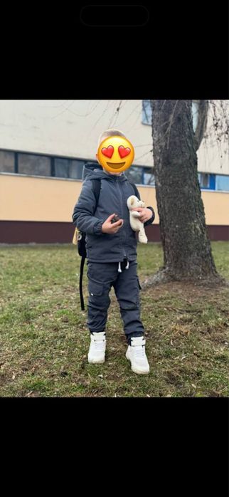 nowy jesienny garnitur chłopięcy, rozmiar 116