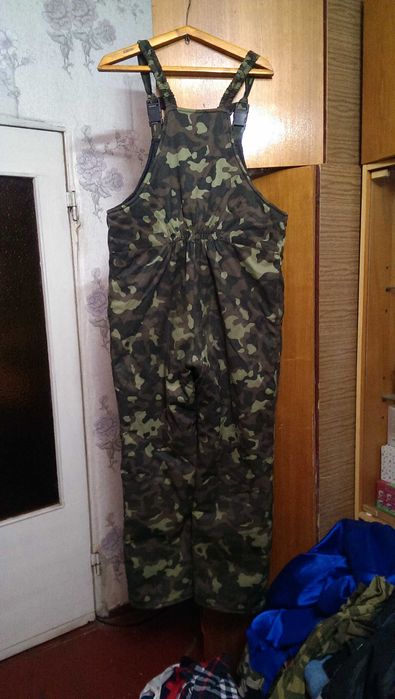 Мужской зимний камуфляжный комбинезон для охоты и рыбалки , ТЁПЛЫЙ