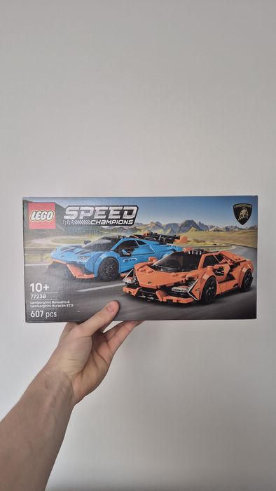 LEGO 77238 Speed Champions Lamborghini Revuelto i Huracán STO