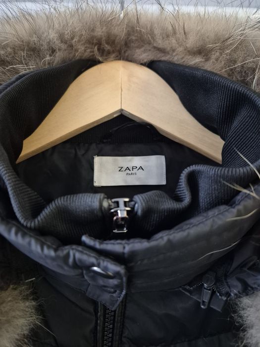 Piękna czarna kurtka Zapa R.38