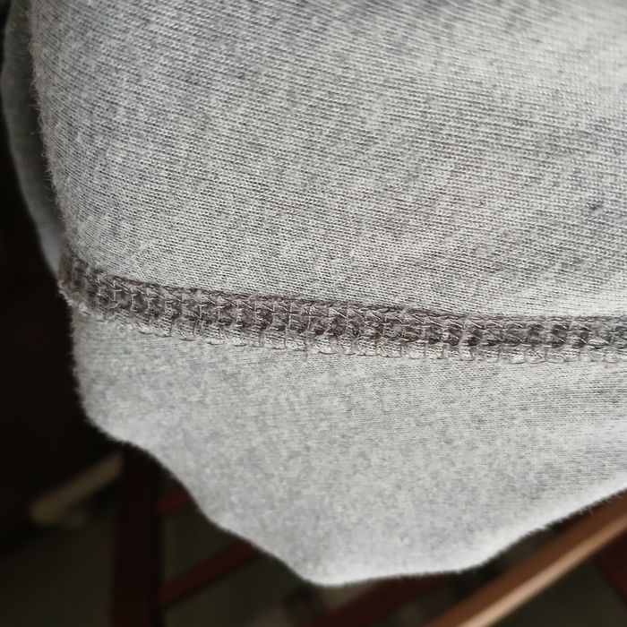 Штани велюрові розмір L сірий меланж на резинці