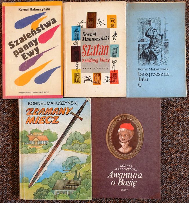 Kornel Makuszyński 5 x Szatan z siódmej klasy,Awantura o Basię