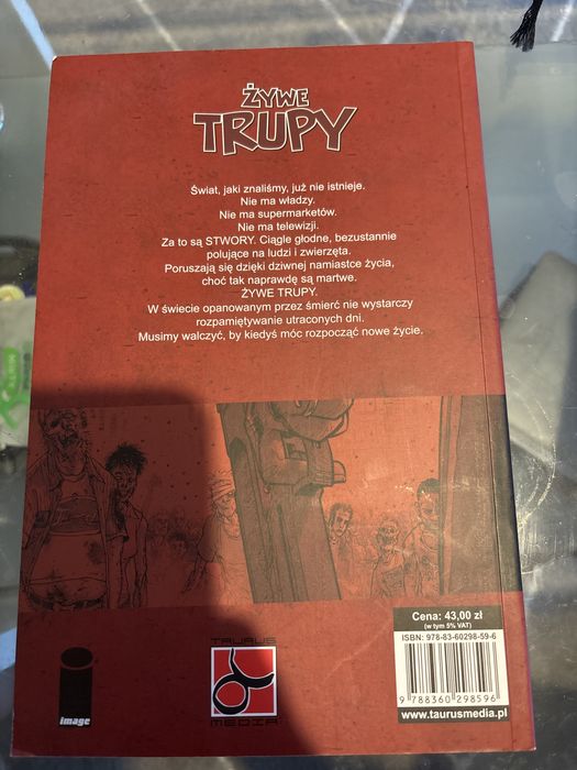 Komiks Walking Dead żywe trupy tom 1 dni utracone
