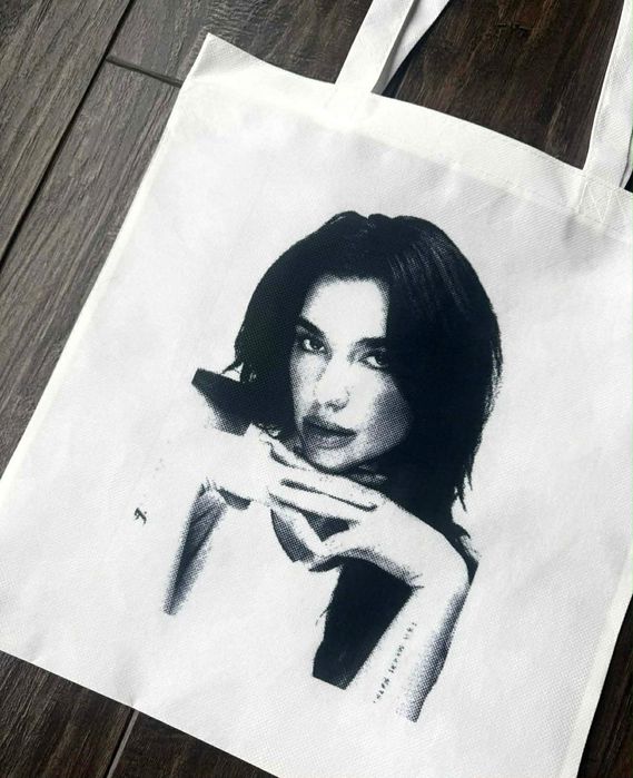 Torebka torba tote bag materiał non woven dua lipa