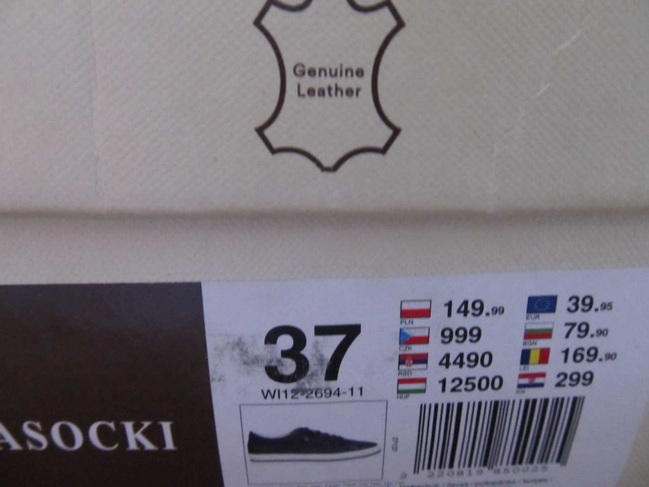 Trampki Lasocki r. 37