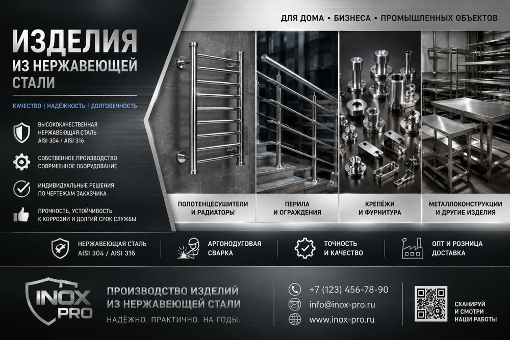 Изделия из нержавеющей стали