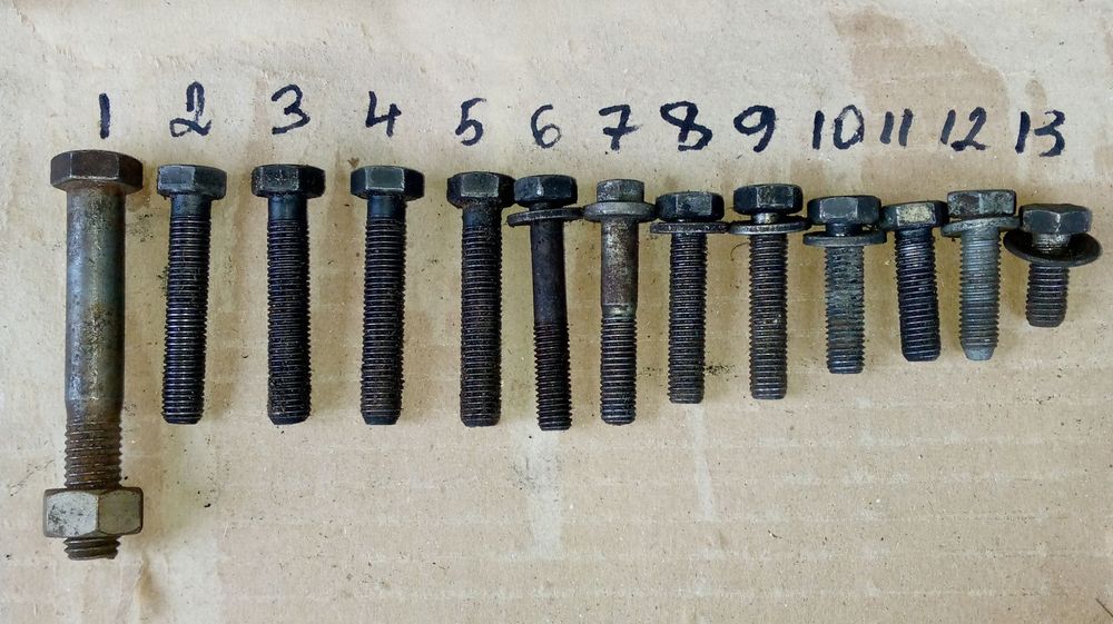 Болты  разные...
