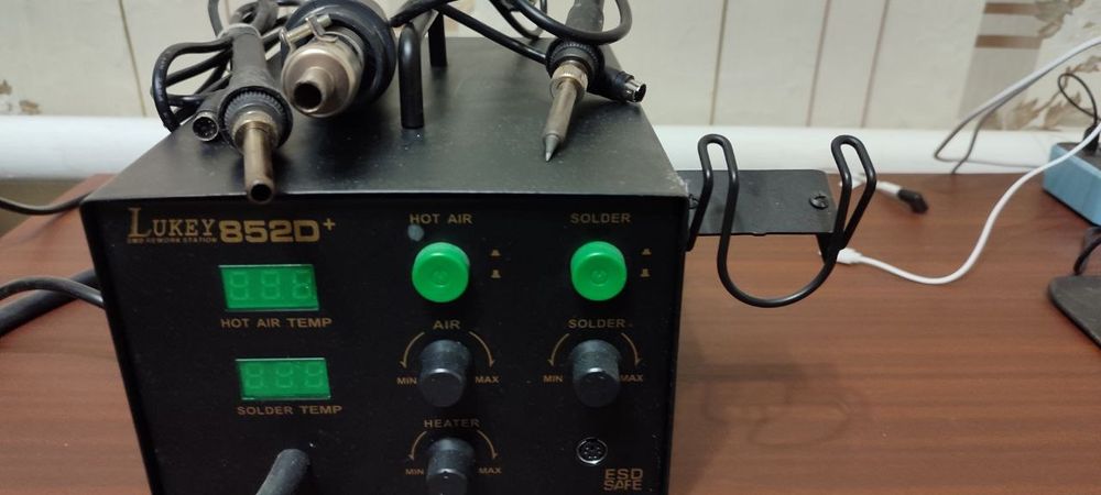 Термоповітряна паяльна станція Lukey 852D+