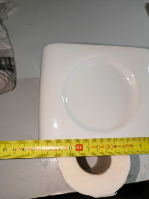 Papel higiénico suporte porta-rolos em porcelana com prateleira sabon