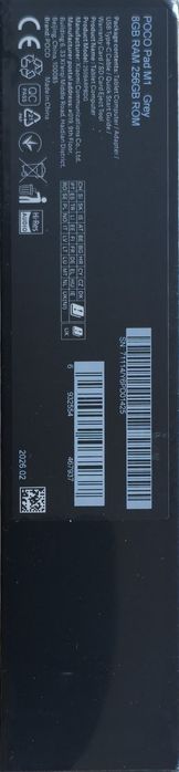 Poco Pad M1 Grey пам'ять 8*256 Global Version New