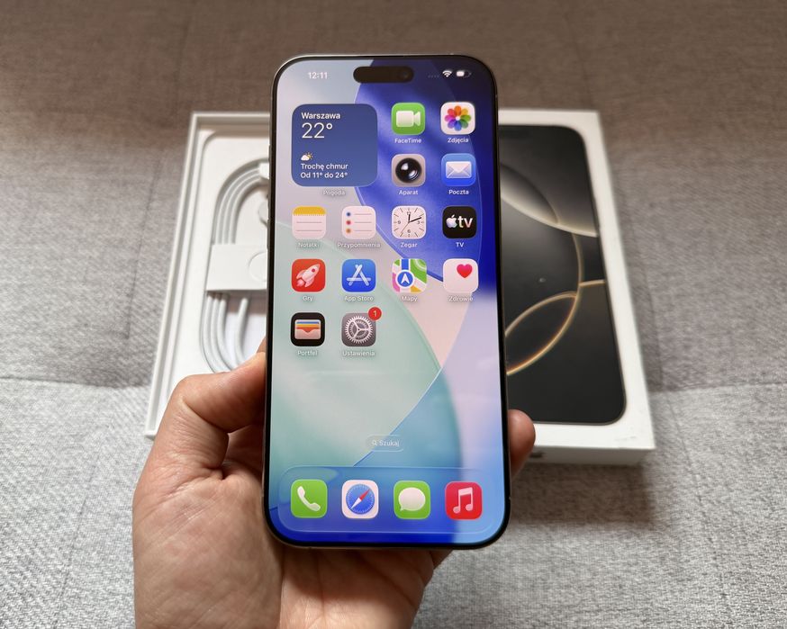  Apple iPhone 16 Pro 256GB Natural Titanium I Bateria 92% I Gwarancja