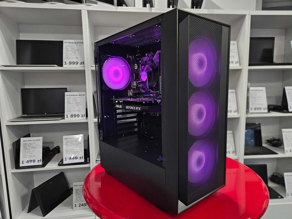 OD RĘKI Nowy Komputer Gamingowy i5 16GB 512GB RTX 3050 Win11 FV23% GW